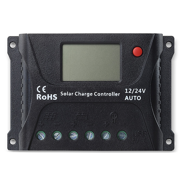 Solar street home controller 12v/24v 10amps 