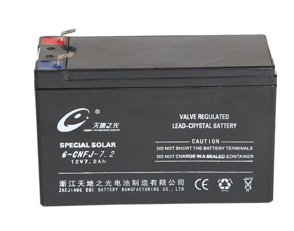 12V 7.2AH Lead crystal solar Battery