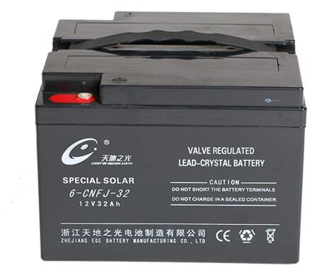 12V 32AH Lead crystal solar Battery