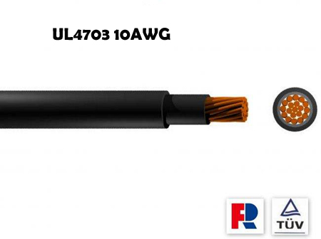 UL4703 10AWG solar cable TUV